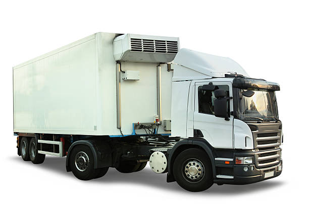 Frozen food rental truck in Dubai